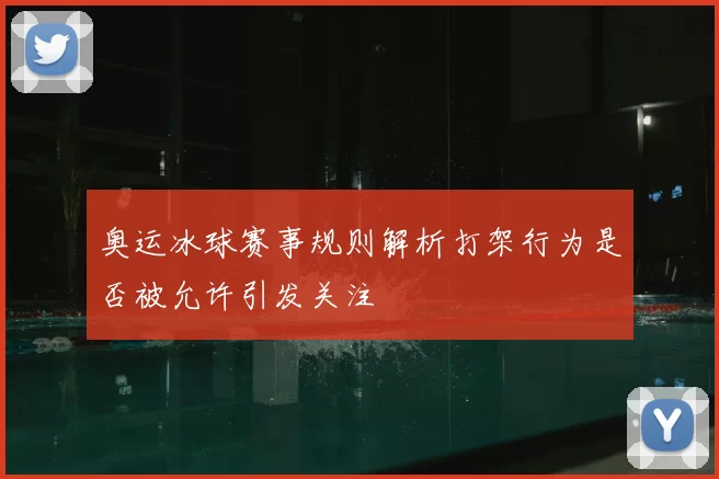 奥运冰球赛事规则解析打架行为是否被允许引发关注